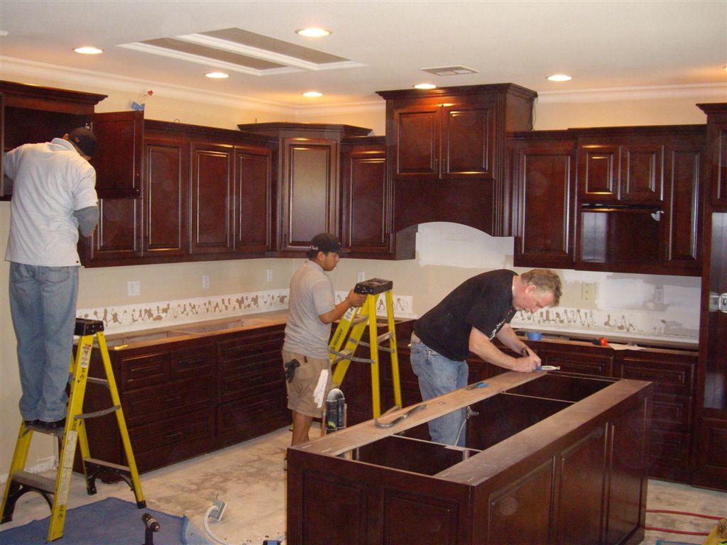 Kitchen installation in Corona, CA C & L Design Specialists Inc