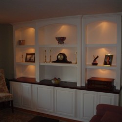 Living room cabinets. Coronado Island, CA
