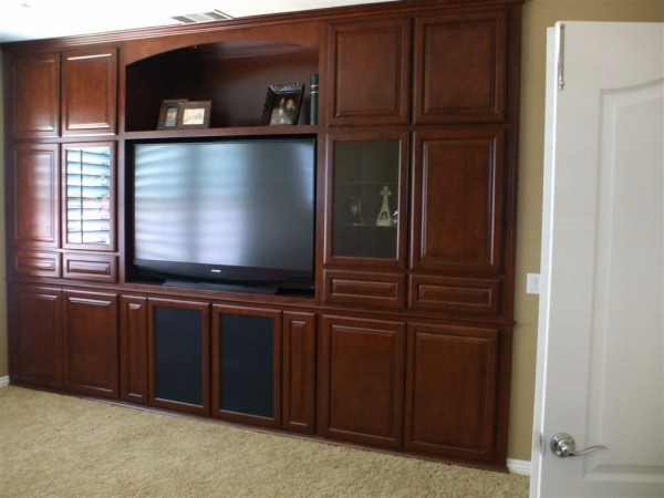 Built in entertainment center