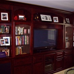 We can built you a custom wall unit like this in the Inland Empire