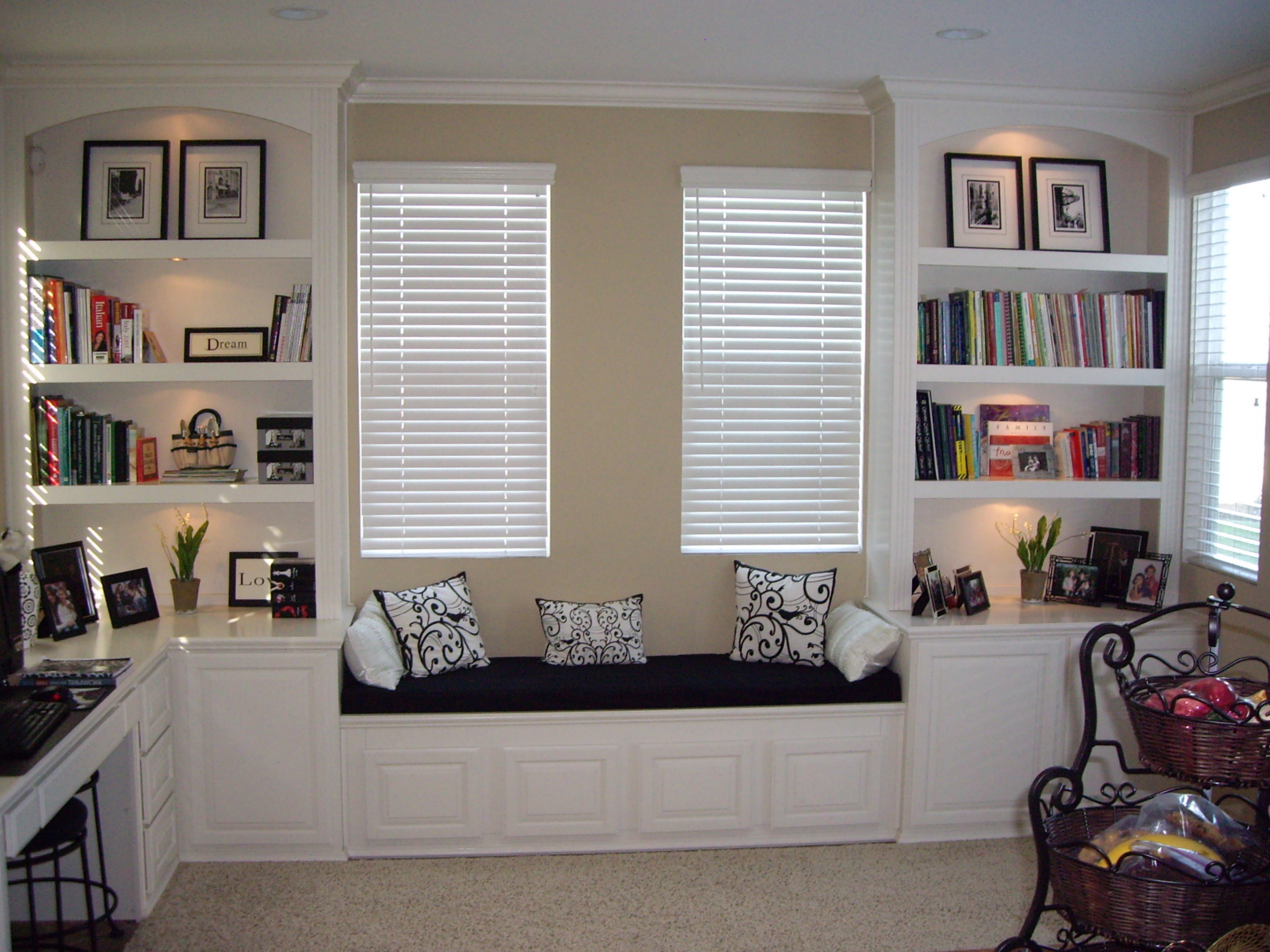 Custom Library and Home Office 56