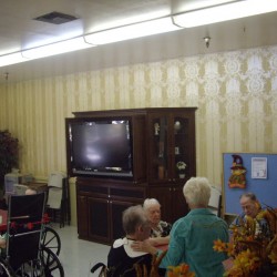 Residents Meal area entertainment center