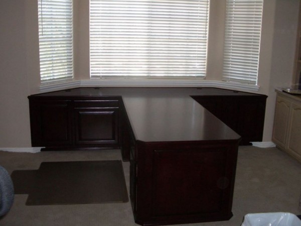 A partner desk is a great home office solution.