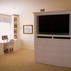 Master Bedroom Combination Home office and entertainment area.