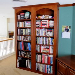Custom bookcases in Murrieta home office