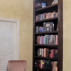 Beautiful built in bookcase in north Rancho Cucamonga home reading room