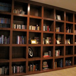 Built in bookshelves in San Diego