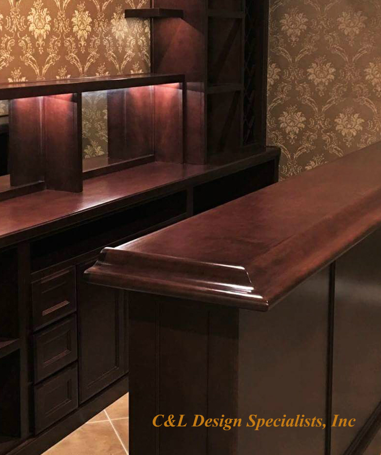 Custom bar cabinets