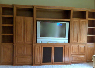 Custom built in cabinets