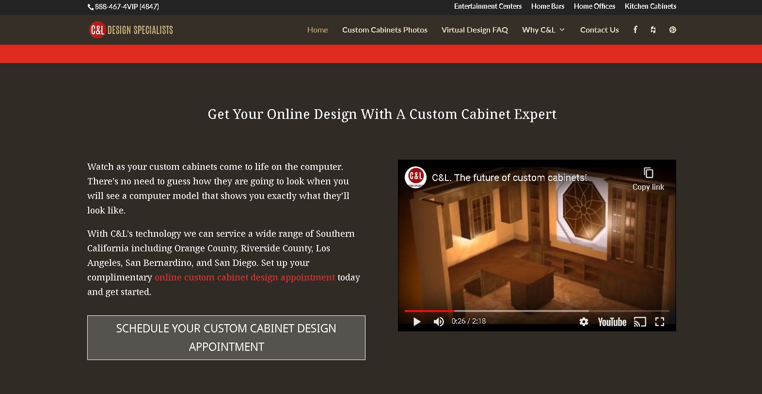 Virtual online design for and with our client